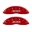 Picture of MGP 4 Caliper Covers Engraved Front & Rear 300 Red finish silver ch