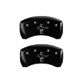 Picture of MGP Rear set 2 Caliper Covers Engraved Rear S197-Bar & Pony Black finish silver ch