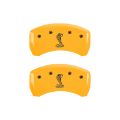 Picture of MGP Rear set 2 Caliper Covers Engraved Rear MGP Yellow finish black ch