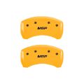 Picture of MGP Rear set 2 Caliper Covers Engraved Rear MGP Yellow finish black ch