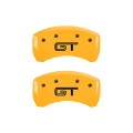 Picture of MGP Rear set 2 Caliper Covers Engraved Rear GT Yellow finish black ch