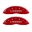 Picture of MGP 4 Caliper Covers Engraved Front & Rear MOPAR Red finish silver ch