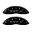 Picture of MGP 4 Caliper Covers Engraved Front & Rear SRT8 Black finish silver ch