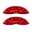 Picture of MGP 4 Caliper Covers Engraved Front & Rear SRT8 Red finish silver ch