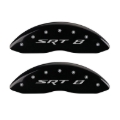 Picture of MGP 4 Caliper Covers Engraved Front & Rear SRT8 Black finish silver ch
