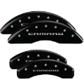 Picture of MGP 4 Caliper Covers Engraved Front & Rear MGP Black finish silver ch