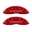 Picture of MGP 4 Caliper Covers Engraved Front & Rear Broken D-Dodge Red finish silver ch
