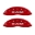 Picture of MGP 4 Caliper Covers Engraved Front & Rear RAM Red finish silver ch