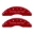 Picture of MGP 4 Caliper Covers Engraved Front C6-Corvette Engraved Rear C6-Z06 Red finish silver ch