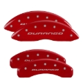 Picture of MGP 4 Caliper Covers Engraved Front C6-Corvette Engraved Rear C6-Z06 Red finish silver ch