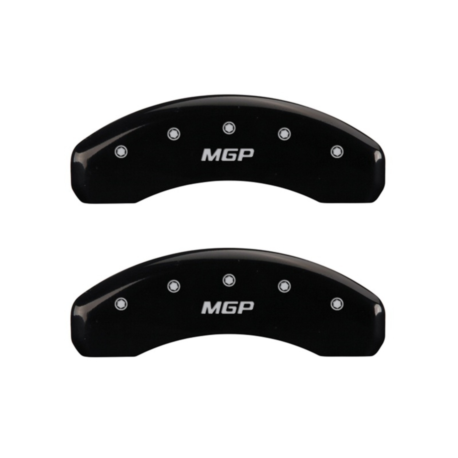 Picture of MGP Rear set 2 Caliper Covers Engraved Rear MGP Black finish silver ch