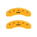 Picture of MGP Rear set 2 Caliper Covers Engraved Rear MGP Yellow finish black ch
