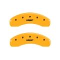 Picture of MGP Rear set 2 Caliper Covers Engraved Rear MGP Yellow finish black ch