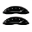 Picture of MGP 4 Caliper Covers Engraved Front & Rear With stripes-Charger Black finish silver ch