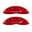Picture of MGP 4 Caliper Covers Engraved Front & Rear With stripes-Charger Red finish silver ch