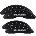 Picture of MGP 4 Caliper Covers Engraved Front & Rear MGP Yellow finish black ch