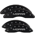 Picture of MGP 4 Caliper Covers Engraved Front & Rear Magnum Red finish silver ch