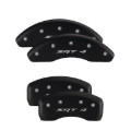 Picture of MGP 4 Caliper Covers Engraved Front & Rear SRT8 Yellow finish black ch
