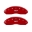 Picture of MGP 4 Caliper Covers Engraved Front & Rear MGP Red finish silver ch
