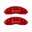 Picture of MGP 4 Caliper Covers Engraved Front & Rear Lincoln Red finish silver ch