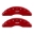 Picture of MGP 4 Caliper Covers Engraved Front & Rear MGP Red finish silver ch