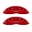 Picture of MGP 4 Caliper Covers Engraved Front & Rear Style 2-Chrysler Wing Red finish silver ch