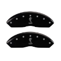 Picture of MGP 4 Caliper Covers Engraved Front & Rear Tiffany Snake Black finish silver ch
