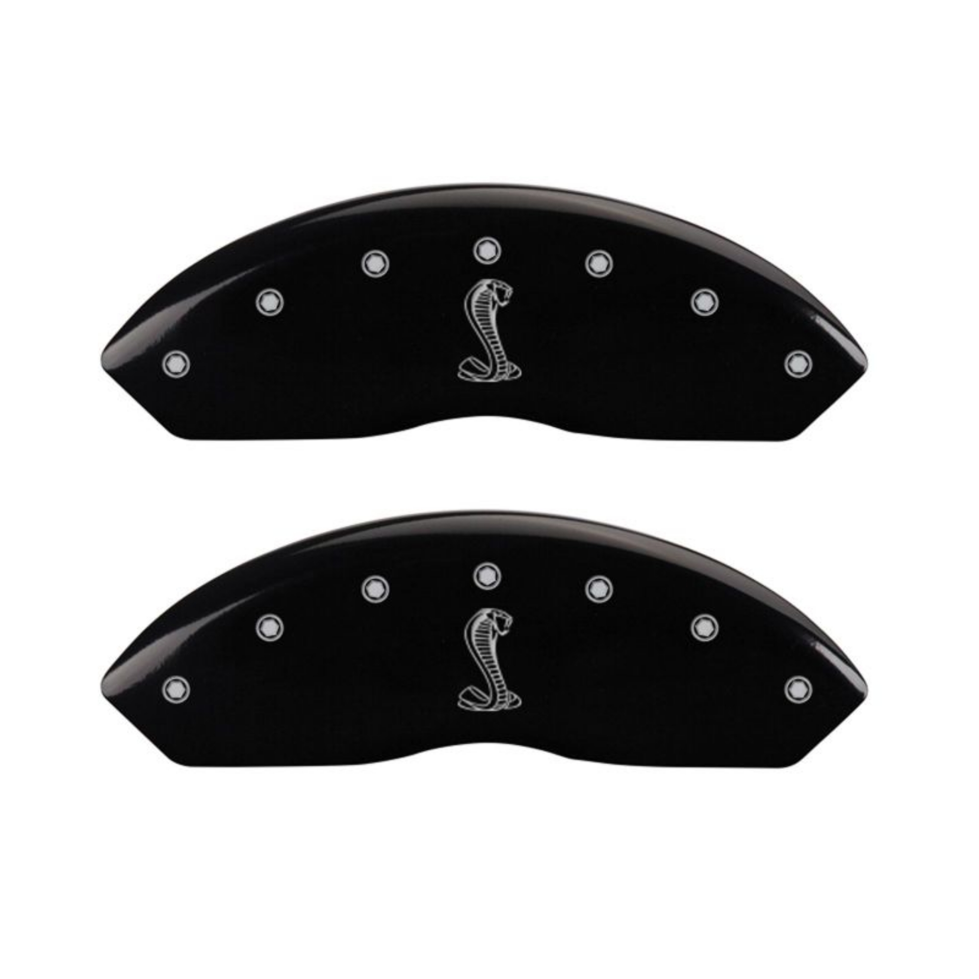 Picture of MGP 4 Caliper Covers Engraved Front & Rear Tiffany Snake Black finish silver ch