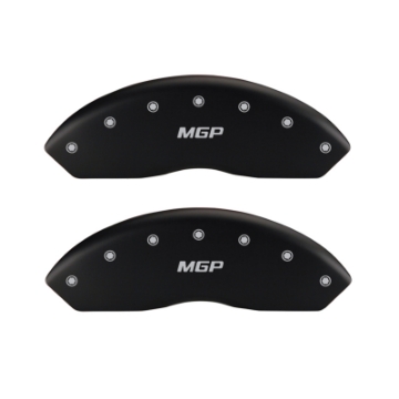 Picture of MGP 4 Caliper Covers Engraved Front & Rear Tiffany Snake Black finish silver ch