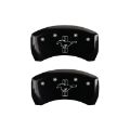 Picture of MGP Rear set 2 Caliper Covers Engraved Rear GT500 Shelby & Cobra Black finish silver ch