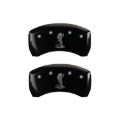 Picture of MGP Rear set 2 Caliper Covers Engraved Rear Tiffany Snake Black finish silver ch