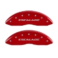 Picture of MGP 4 Caliper Covers Engraved Front & Rear Escalade Red finish silver ch