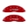 Picture of MGP 4 Caliper Covers Engraved Front & Rear Vtech Red finish silver ch