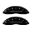 Picture of MGP 4 Caliper Covers Engraved Front & Rear Avalanche Black finish silver ch