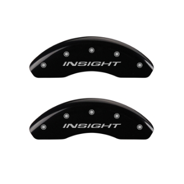 Picture of MGP 4 Caliper Covers Engraved Front & Rear MGP Black finish silver ch