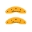 Picture of MGP 4 Caliper Covers Engraved Front Accord Engraved Rear Accord Yellow finish black ch