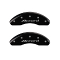 Picture of MGP 4 Caliper Covers Engraved Front Accord Engraved Rear Accord Black finish silver ch