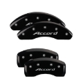 Picture of MGP 4 Caliper Covers Engraved Front Accord Engraved Rear Accord Black finish silver ch