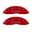 Picture of MGP 4 Caliper Covers Engraved Front Cursive-Cadillac Engraved Rear CTS4 Red finish silver ch