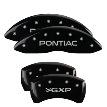 Picture of MGP 4 Caliper Covers Engraved Front & Rear MGP Yellow finish black ch