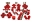 Picture of Energy Suspension 90-93 Acura Integra Red Hyper-Flex Master Bushing Set