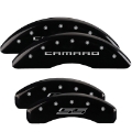 Picture of MGP 4 Caliper Covers Engraved Front & Rear MGP Black finish silver ch