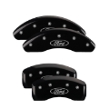 Picture of MGP 4 Caliper Covers Engraved Front & Rear Oval logo-Ford Yellow finish black ch