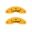Picture of MGP Front set 2 Caliper Covers Engraved Front i-Vtec Yellow finish black ch