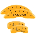 Picture of MGP 4 Caliper Covers Engraved Front & Rear MGP Yellow finish black ch