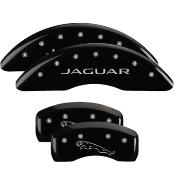 Picture of MGP 4 Caliper Covers Engraved Front & Rear i-Vtec Black finish silver ch