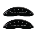 Picture of MGP 4 Caliper Covers Engraved Front Block-Challenger Engraved Rear Vintage Style-RT Blk fnsh slvr ch