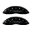Picture of MGP 4 Caliper Covers Engraved Front & Rear Cursive-Challenger Black finish silver ch