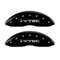 Picture of MGP 4 Caliper Covers Engraved Front & Rear i-Vtec Black finish silver ch