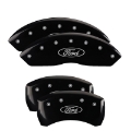 Picture of MGP Front set 2 Caliper Covers Engraved Front MGP Yellow finish black ch